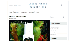 Desktop Screenshot of checkgiftcardbalance.info