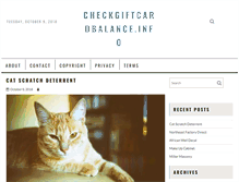 Tablet Screenshot of checkgiftcardbalance.info